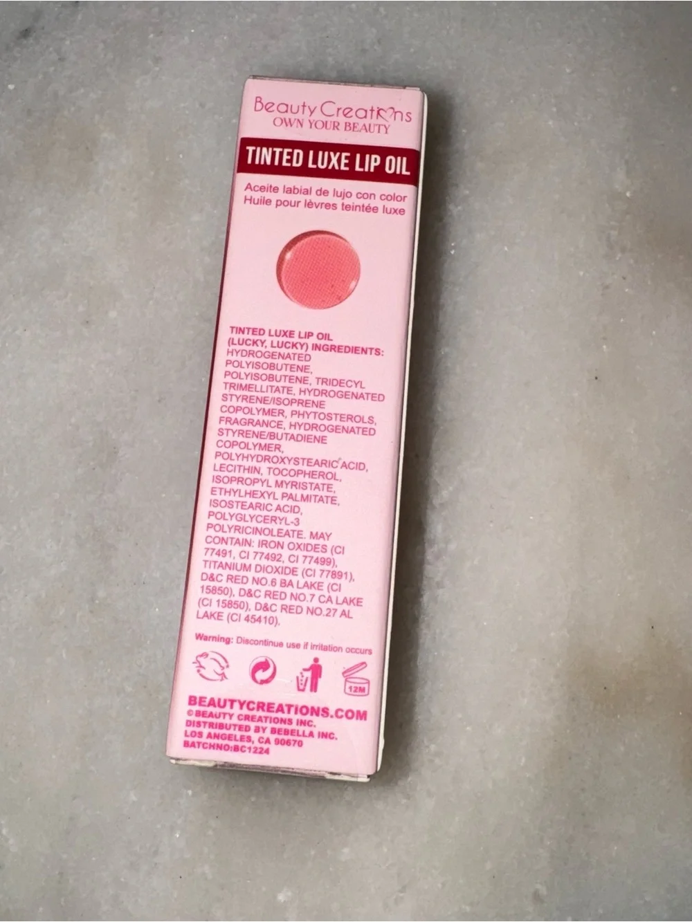 Lip oil & lip tint duo